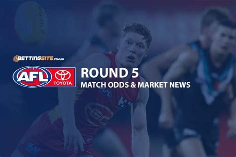 afl round 5 betting odds|AFL Round 5: Fixture, teams, tips, odds .